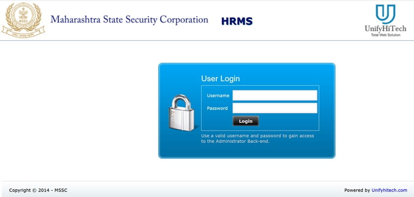 MSSC HRMS: Maharashtra State Security Corporation Employee Portal Guide